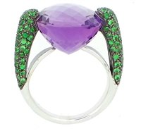 Ringe Sommer Dame in Gold Ametista 18.0 Ct 10134559-15 - 10134559-15